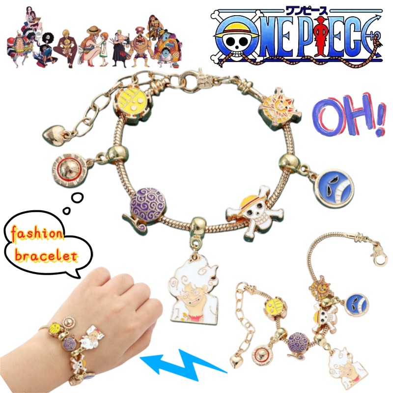 Luffy Anime Merchandise - Bracelet créatif personnalisé One Piece Monkey·D·Luffy