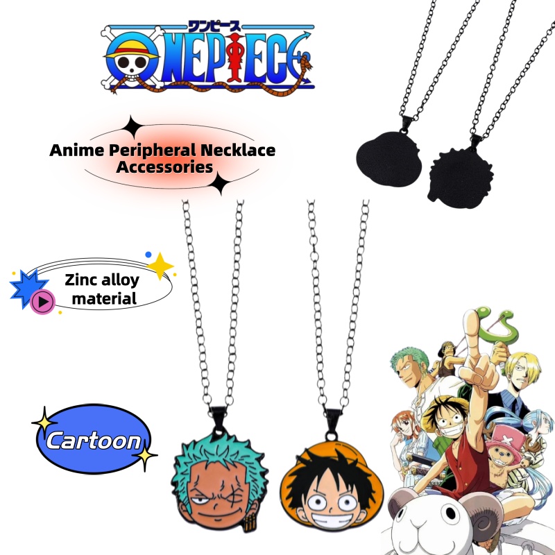 Luffy Anime Merchandise - Collier créatif One Piece, bijoux d'anime,
