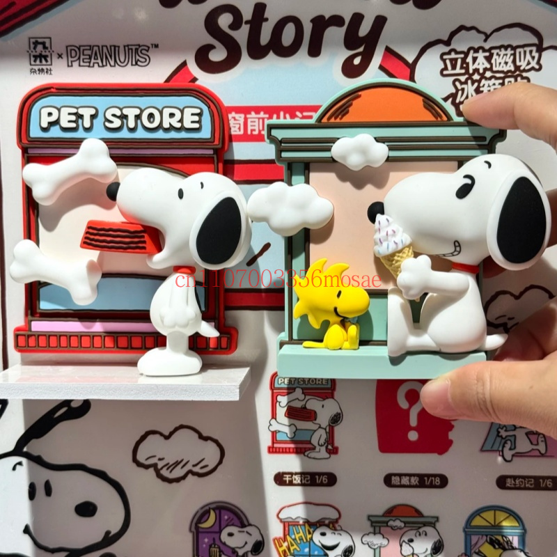 Anime Merchandise Box Set - Aimants de réfrigérateur Snoopy aux cacahuètes,