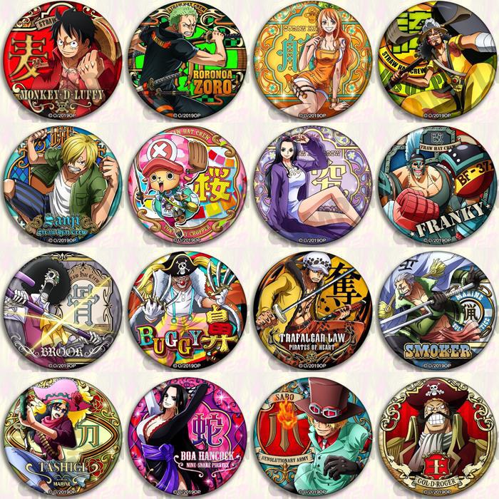 Luffy Anime Merchandise - Ensemble d'épingles de badge Anime une