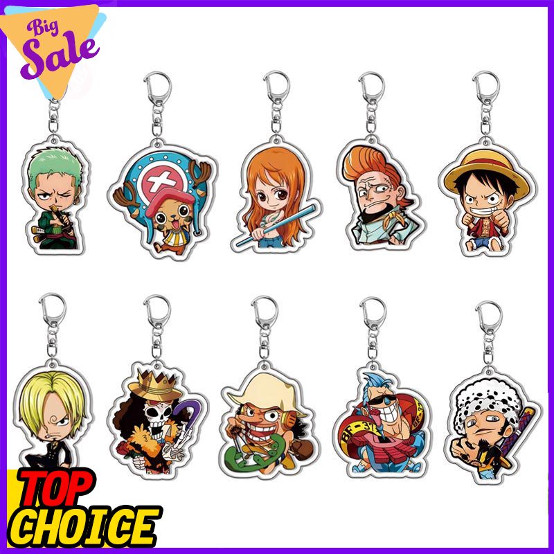 Luffy Anime Merchandise - Porte-clés One Piece Luffy Roronoa Zoro