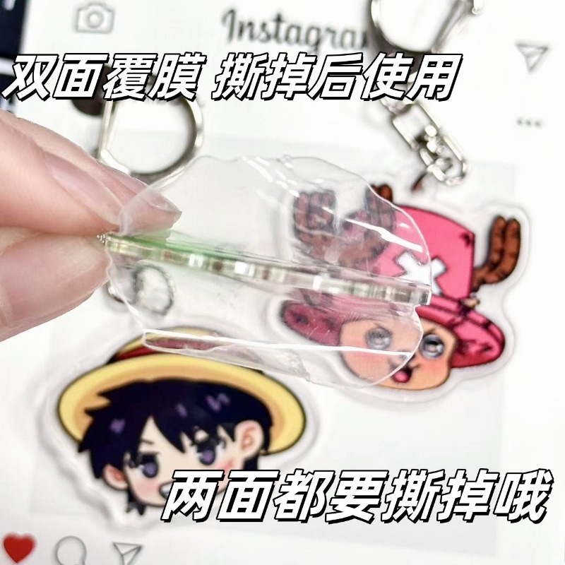Porte-clés en acrylique, une p - Luffy Anime Merchandise avis et prix