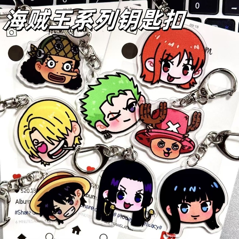 Porte-clés en acrylique, une p - Luffy Anime Merchandise avis et prix