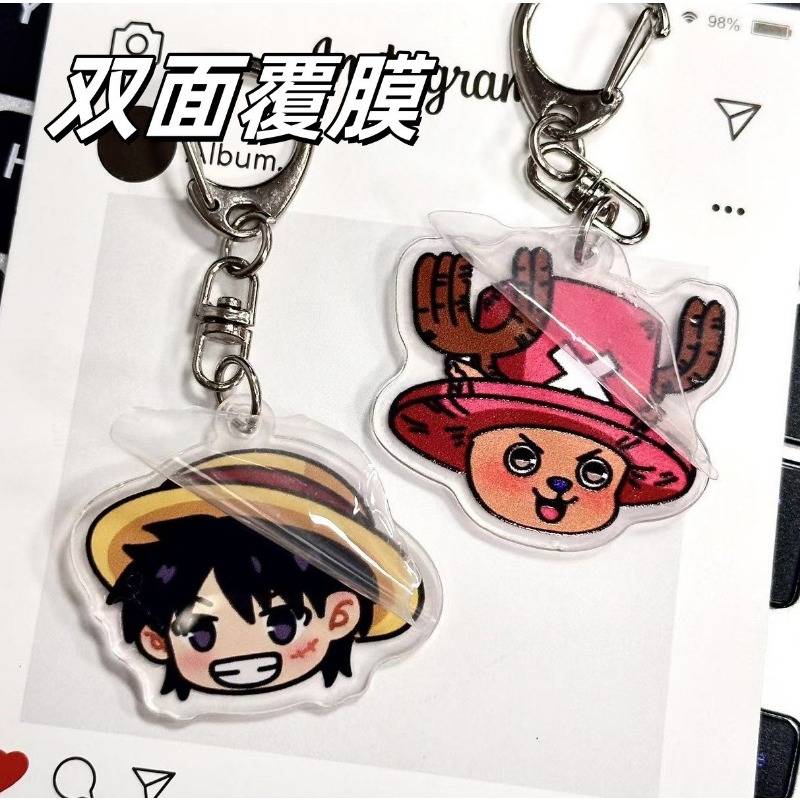 Porte-clés en acrylique, une p - Luffy Anime Merchandise avis et prix