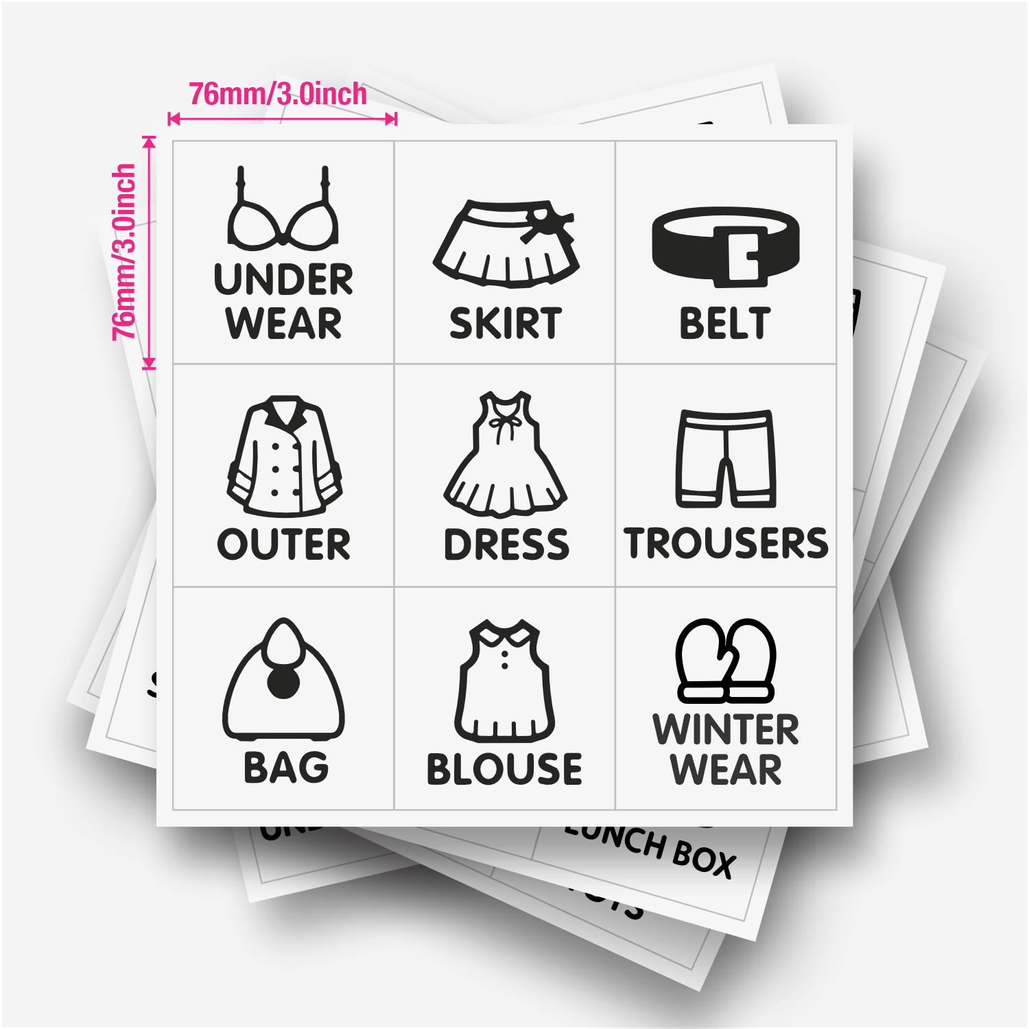9 étiquettes/feuille, étiquett - Sticker Sheet Set avis et prix